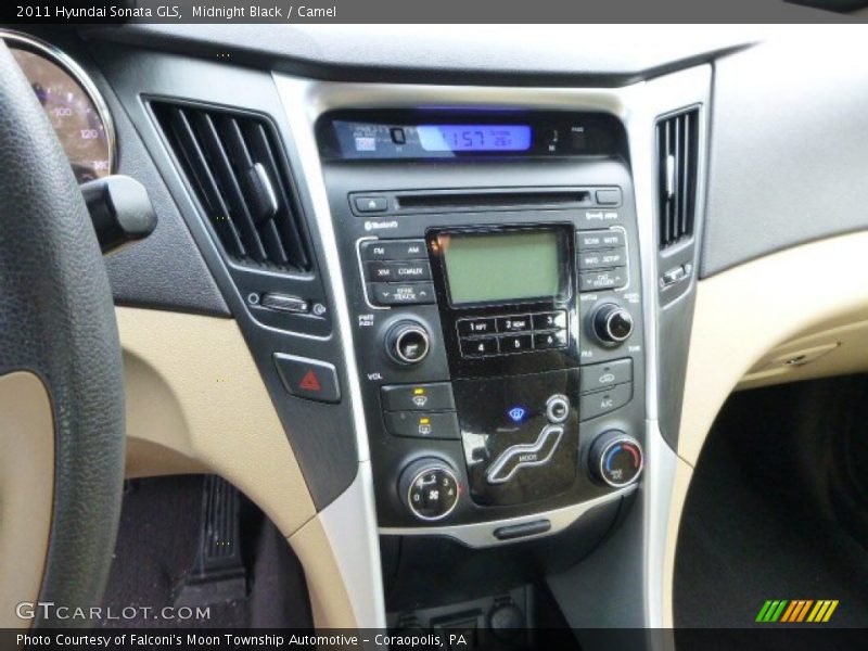 Midnight Black / Camel 2011 Hyundai Sonata GLS