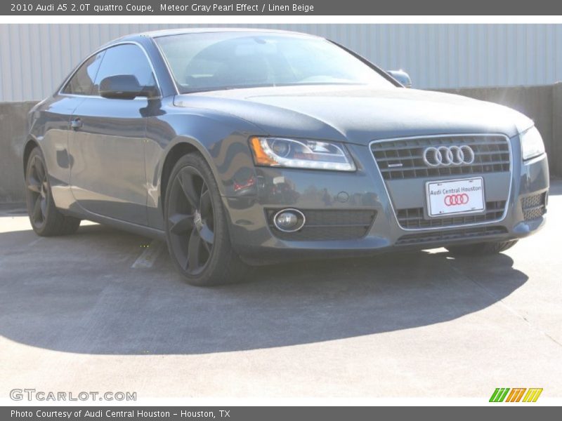 Meteor Gray Pearl Effect / Linen Beige 2010 Audi A5 2.0T quattro Coupe