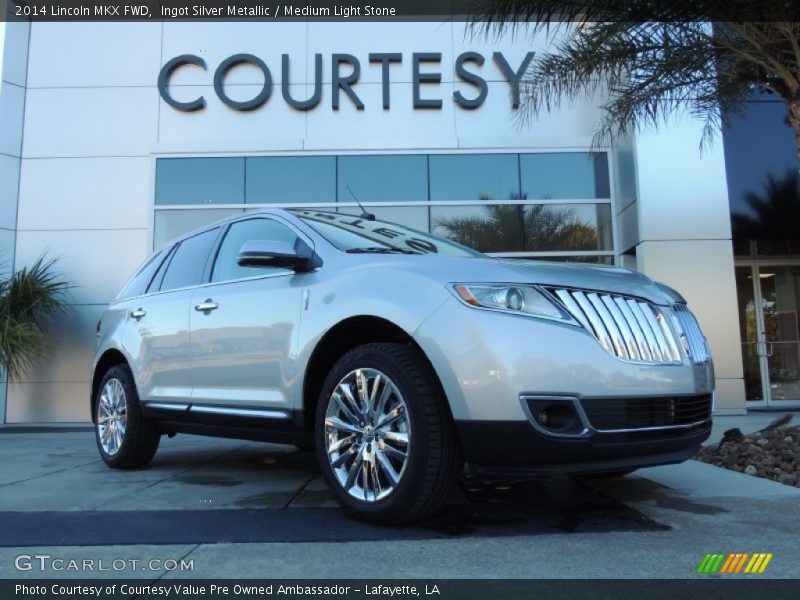 Ingot Silver Metallic / Medium Light Stone 2014 Lincoln MKX FWD