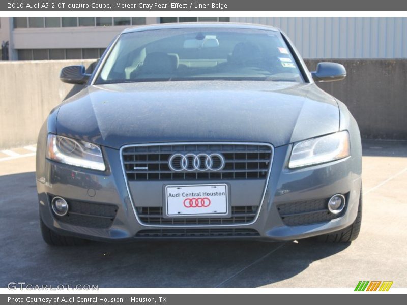 Meteor Gray Pearl Effect / Linen Beige 2010 Audi A5 2.0T quattro Coupe