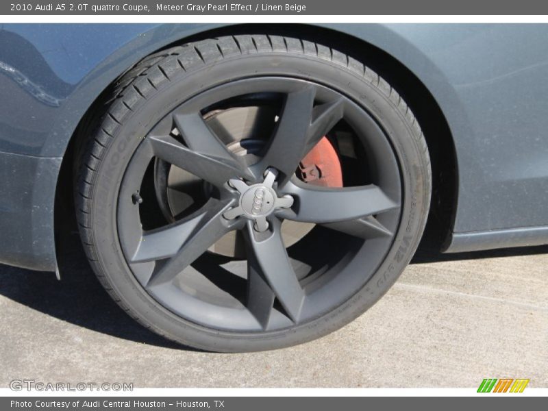 Meteor Gray Pearl Effect / Linen Beige 2010 Audi A5 2.0T quattro Coupe