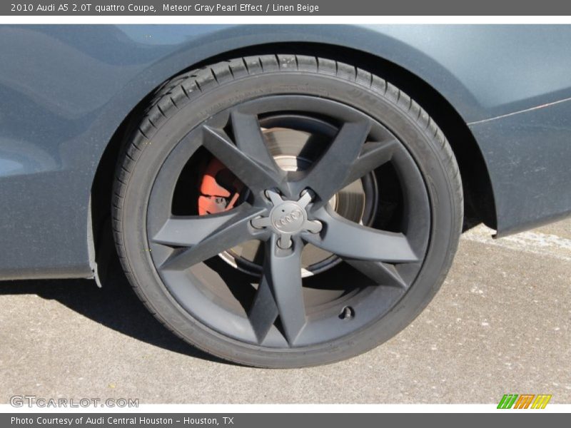 Meteor Gray Pearl Effect / Linen Beige 2010 Audi A5 2.0T quattro Coupe