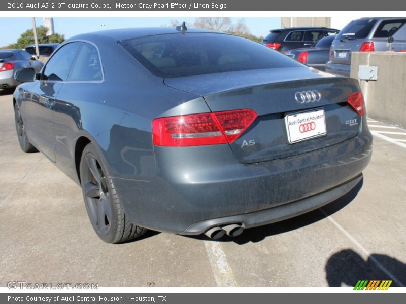 Meteor Gray Pearl Effect / Linen Beige 2010 Audi A5 2.0T quattro Coupe
