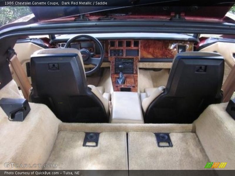  1986 Corvette Coupe Saddle Interior