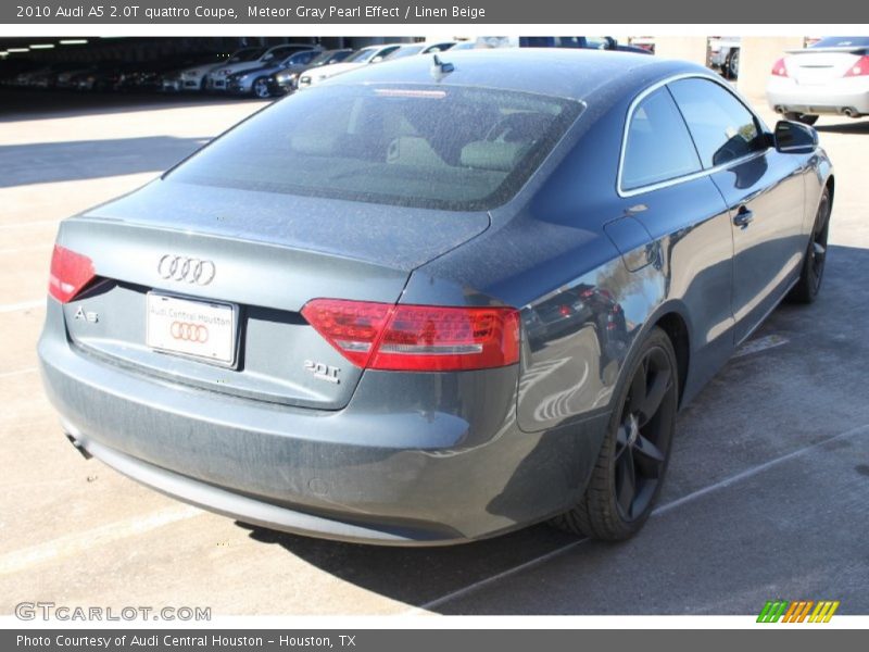 Meteor Gray Pearl Effect / Linen Beige 2010 Audi A5 2.0T quattro Coupe