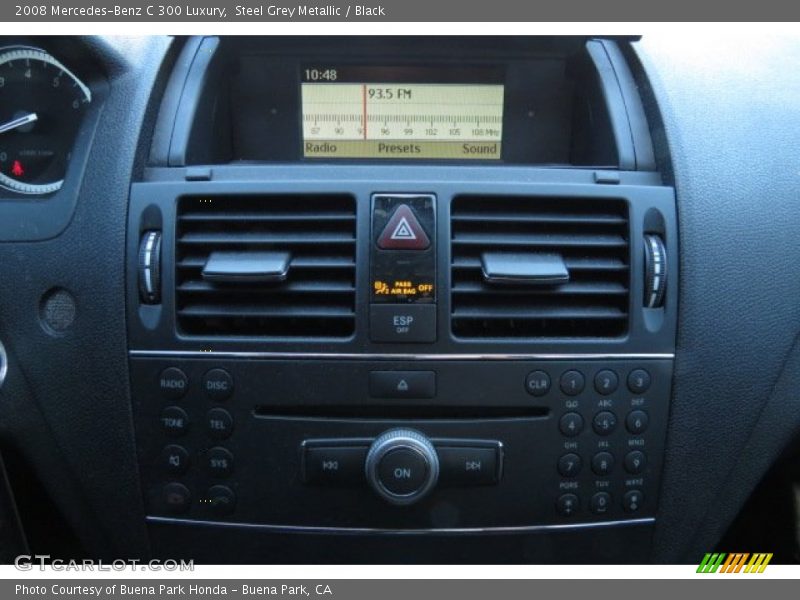 Steel Grey Metallic / Black 2008 Mercedes-Benz C 300 Luxury