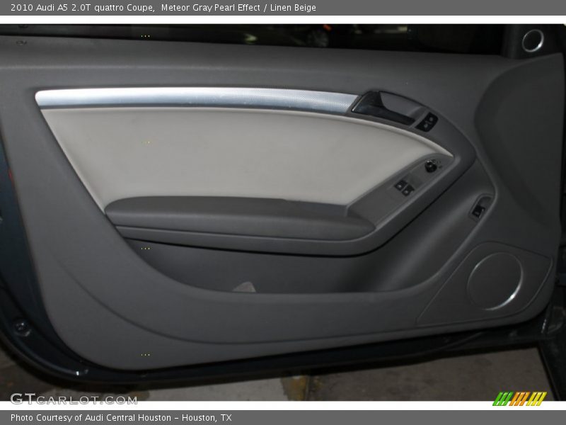 Meteor Gray Pearl Effect / Linen Beige 2010 Audi A5 2.0T quattro Coupe