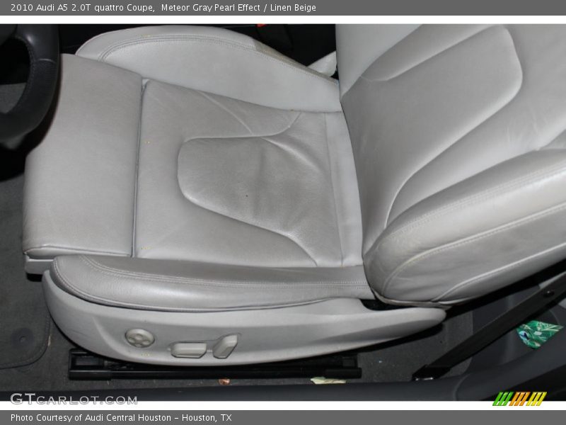 Meteor Gray Pearl Effect / Linen Beige 2010 Audi A5 2.0T quattro Coupe