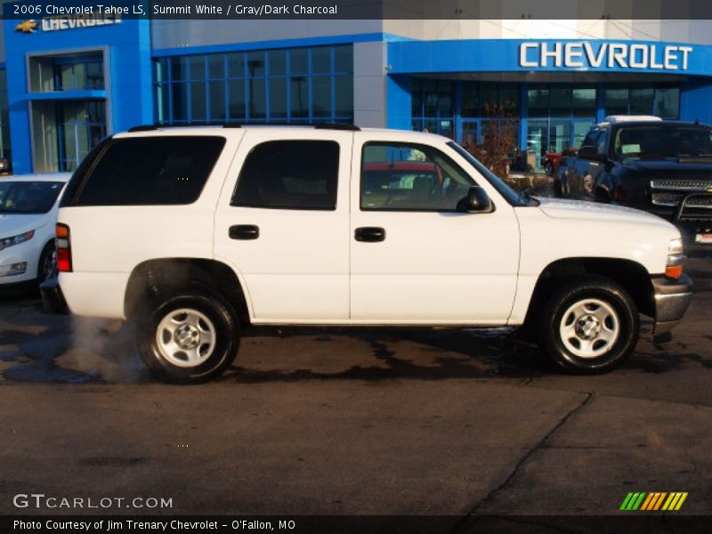 Summit White / Gray/Dark Charcoal 2006 Chevrolet Tahoe LS