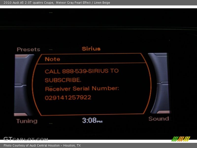 Meteor Gray Pearl Effect / Linen Beige 2010 Audi A5 2.0T quattro Coupe