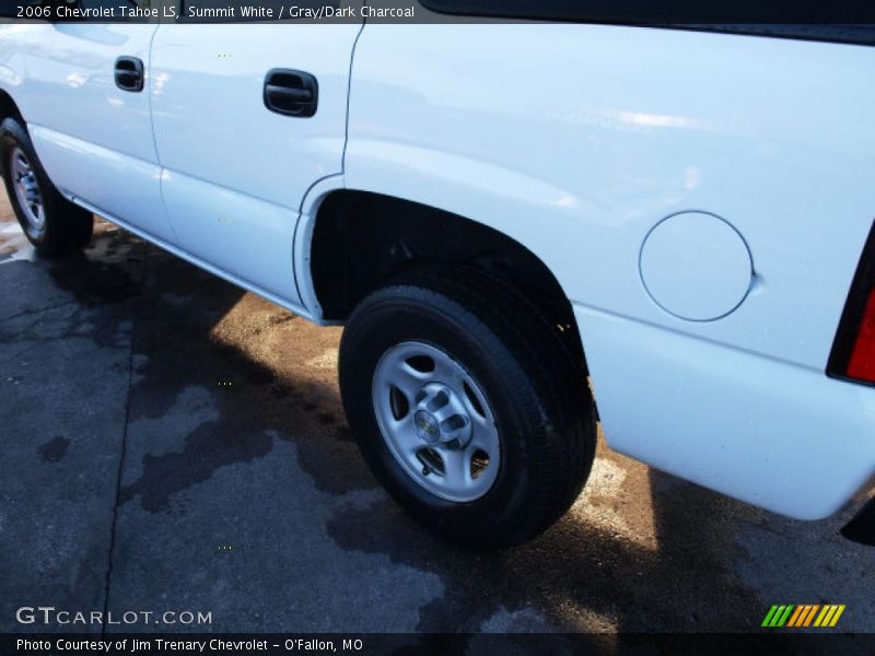 Summit White / Gray/Dark Charcoal 2006 Chevrolet Tahoe LS