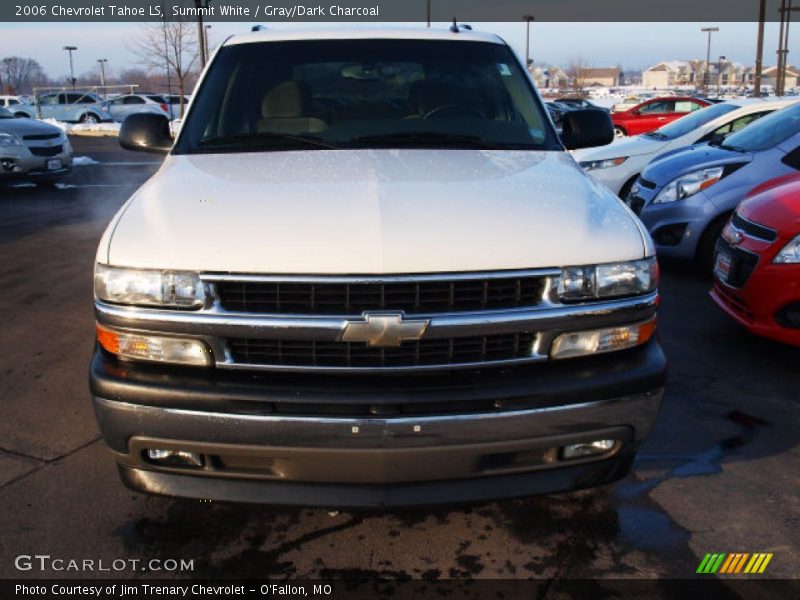 Summit White / Gray/Dark Charcoal 2006 Chevrolet Tahoe LS