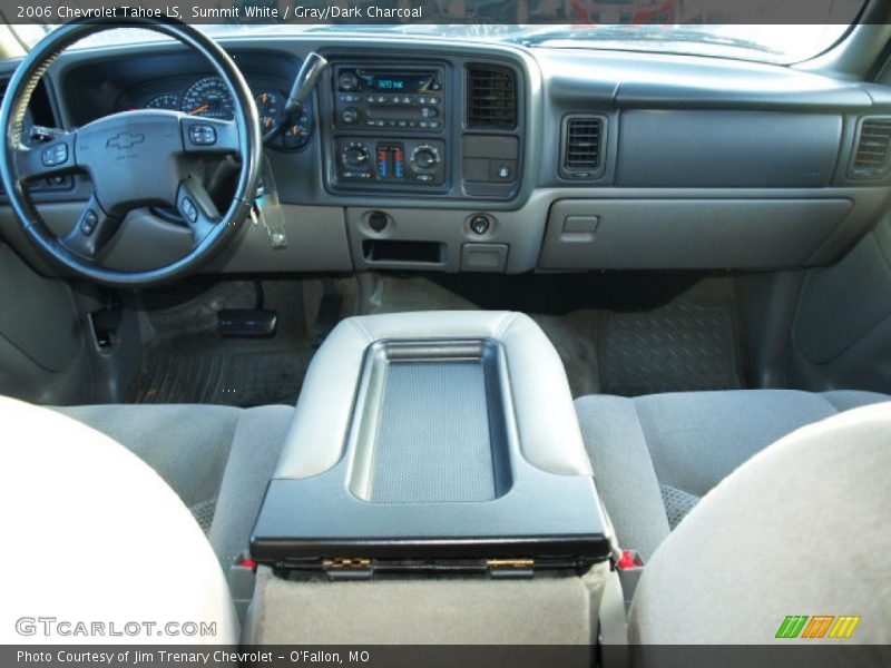 Summit White / Gray/Dark Charcoal 2006 Chevrolet Tahoe LS