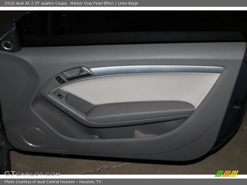 Meteor Gray Pearl Effect / Linen Beige 2010 Audi A5 2.0T quattro Coupe