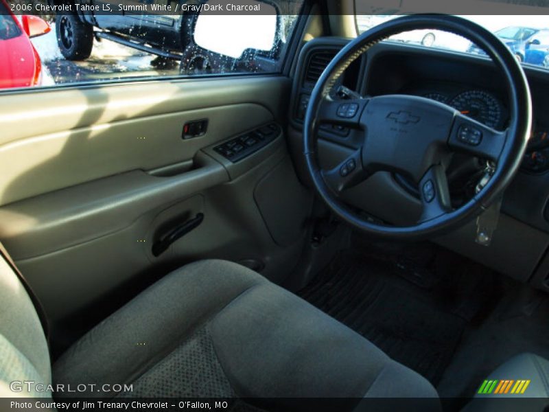 Summit White / Gray/Dark Charcoal 2006 Chevrolet Tahoe LS