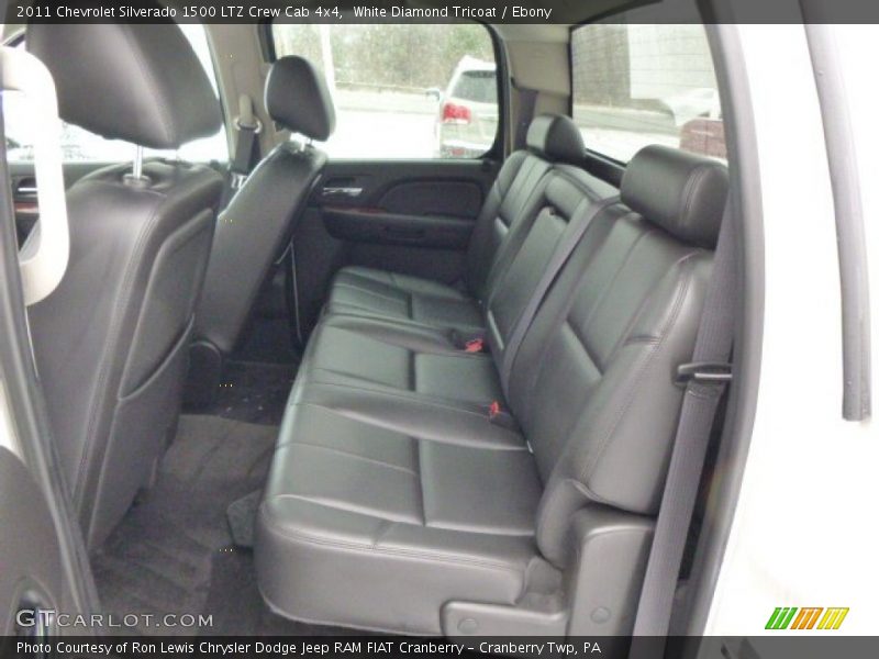 White Diamond Tricoat / Ebony 2011 Chevrolet Silverado 1500 LTZ Crew Cab 4x4