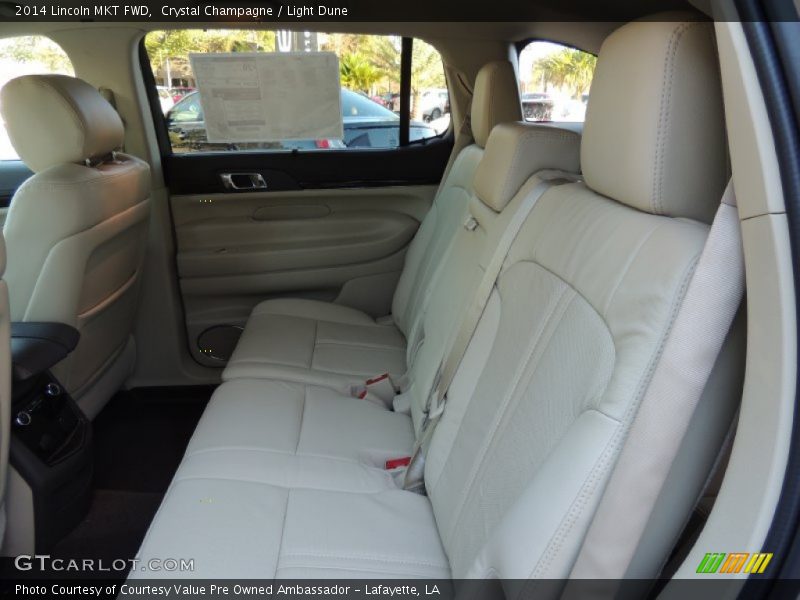 Rear Seat of 2014 MKT FWD