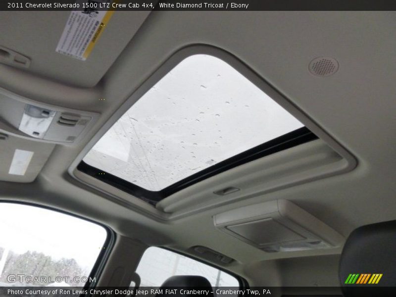 White Diamond Tricoat / Ebony 2011 Chevrolet Silverado 1500 LTZ Crew Cab 4x4