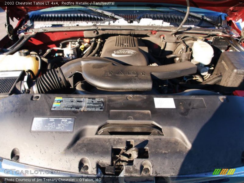 Redfire Metallic / Tan/Neutral 2003 Chevrolet Tahoe LT 4x4