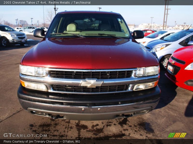 Redfire Metallic / Tan/Neutral 2003 Chevrolet Tahoe LT 4x4