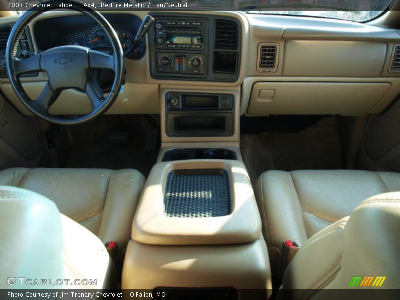 Redfire Metallic / Tan/Neutral 2003 Chevrolet Tahoe LT 4x4