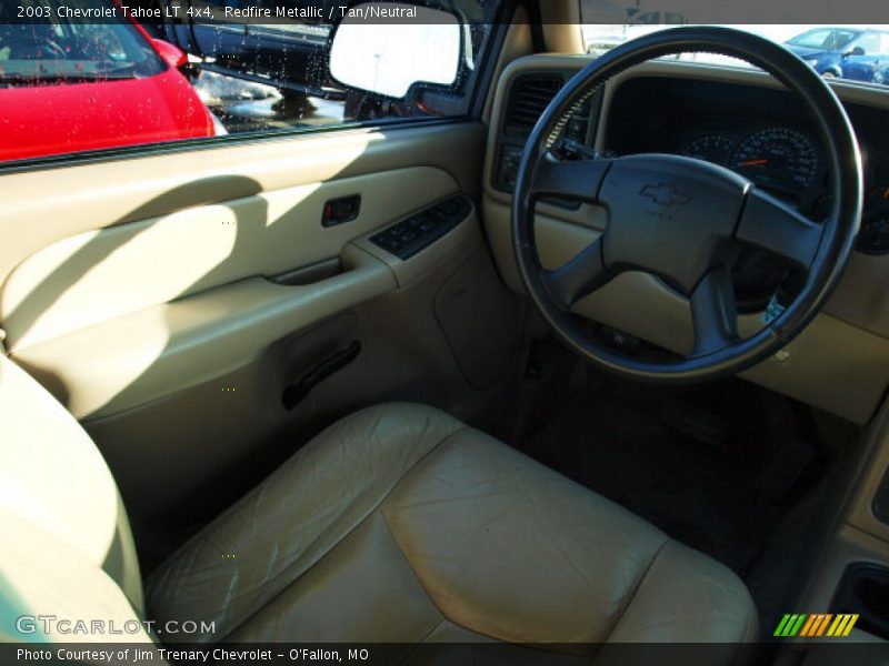 Redfire Metallic / Tan/Neutral 2003 Chevrolet Tahoe LT 4x4