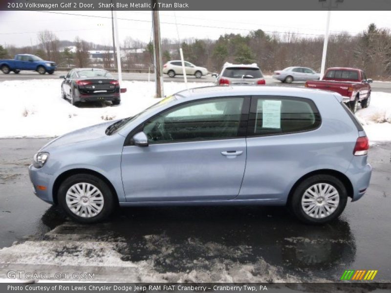 Shark Blue Metallic / Titan Black 2010 Volkswagen Golf 2 Door