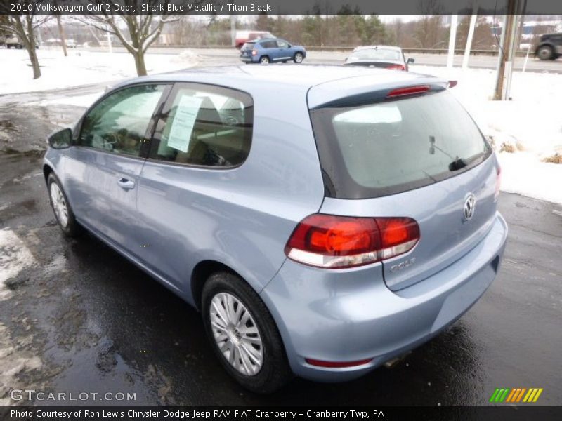 Shark Blue Metallic / Titan Black 2010 Volkswagen Golf 2 Door