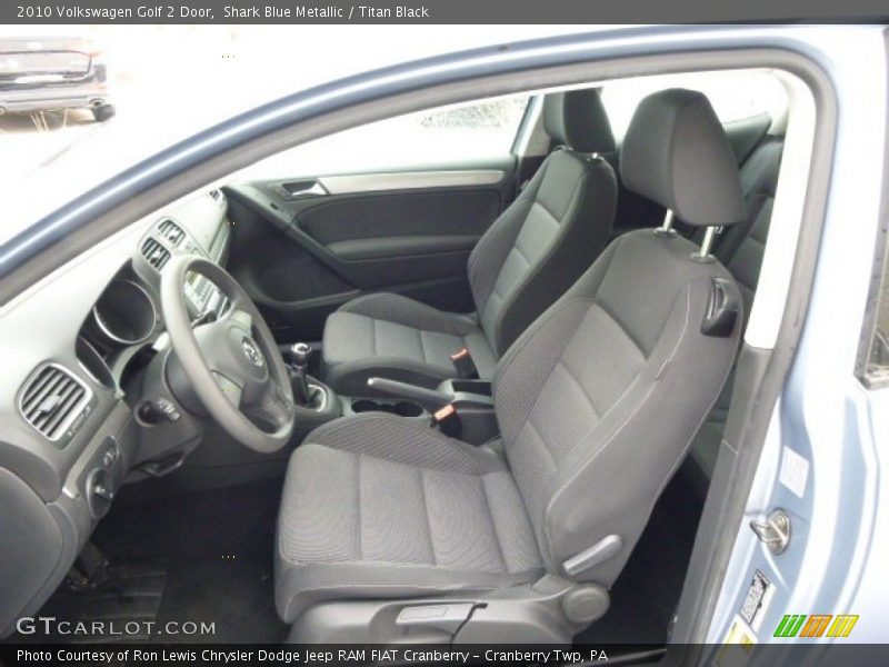 Shark Blue Metallic / Titan Black 2010 Volkswagen Golf 2 Door
