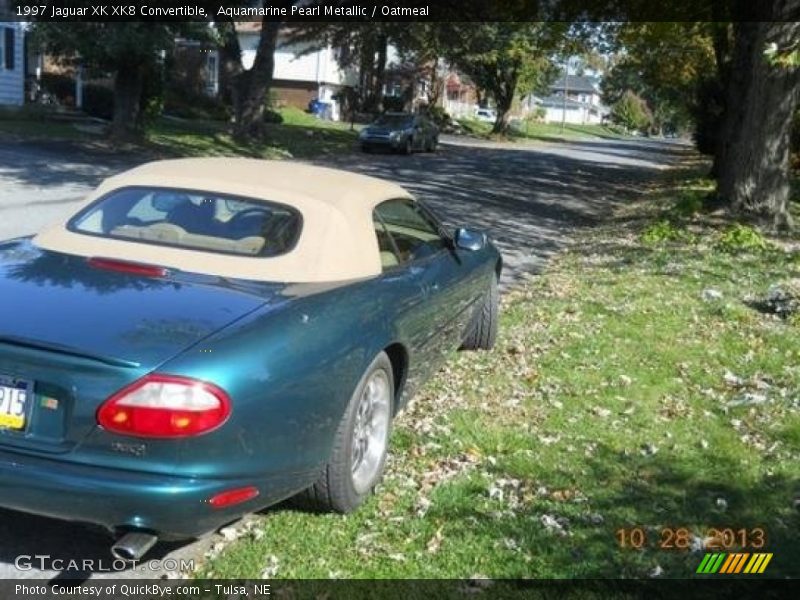 Aquamarine Pearl Metallic / Oatmeal 1997 Jaguar XK XK8 Convertible