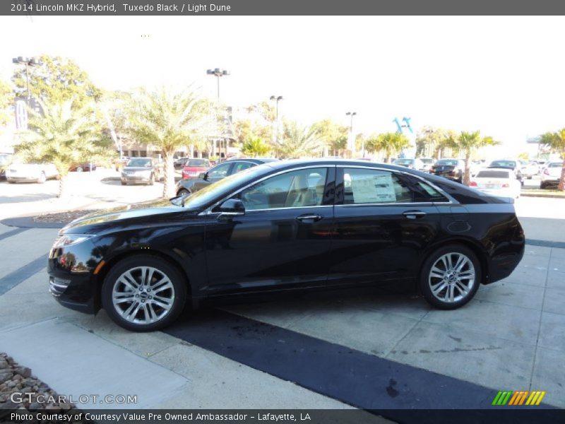 Tuxedo Black / Light Dune 2014 Lincoln MKZ Hybrid