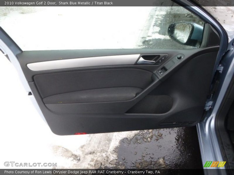 Shark Blue Metallic / Titan Black 2010 Volkswagen Golf 2 Door