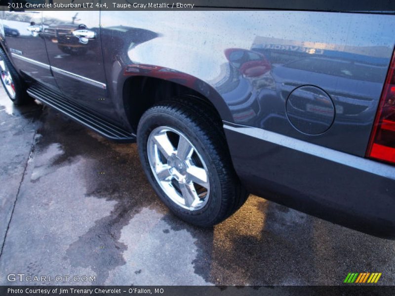 Taupe Gray Metallic / Ebony 2011 Chevrolet Suburban LTZ 4x4