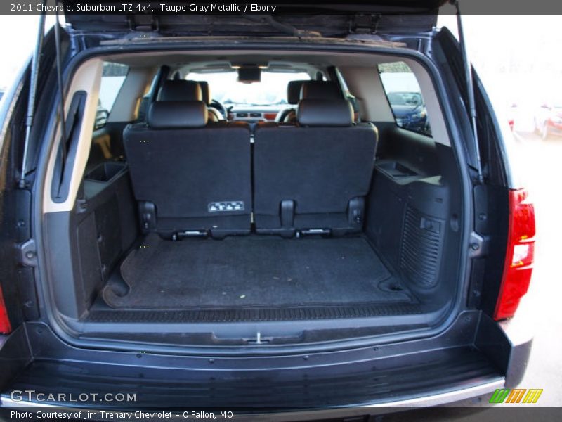 Taupe Gray Metallic / Ebony 2011 Chevrolet Suburban LTZ 4x4