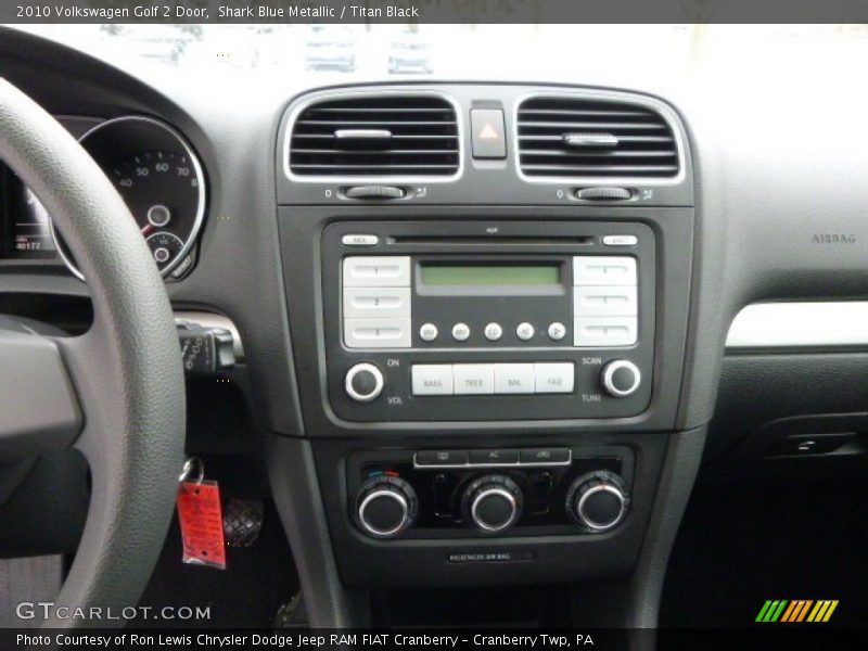 Shark Blue Metallic / Titan Black 2010 Volkswagen Golf 2 Door