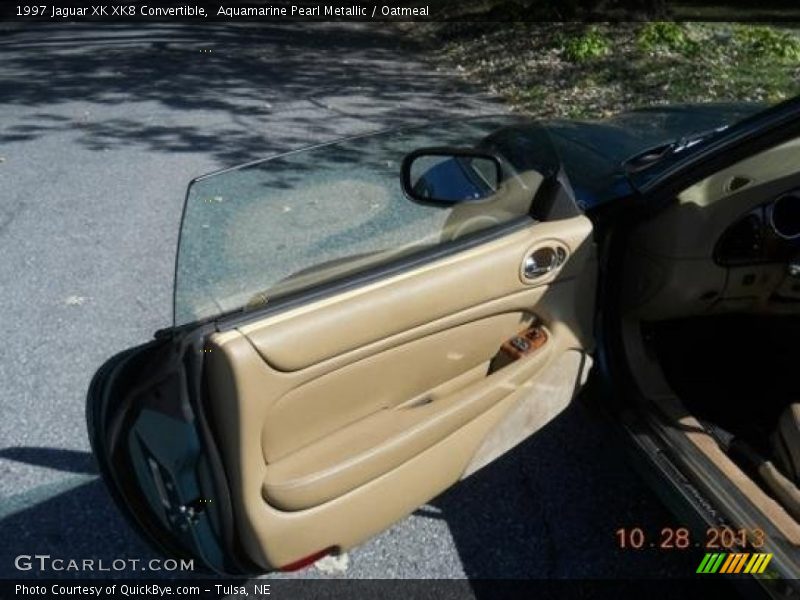 Aquamarine Pearl Metallic / Oatmeal 1997 Jaguar XK XK8 Convertible