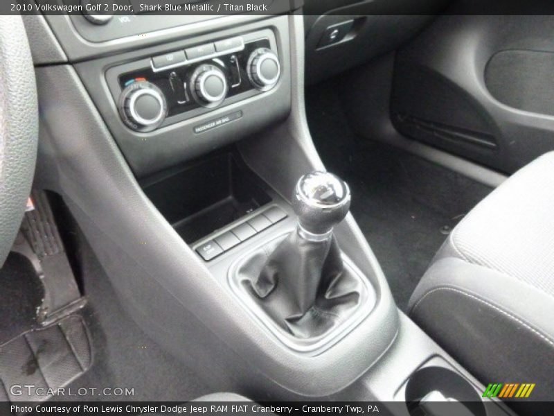 Shark Blue Metallic / Titan Black 2010 Volkswagen Golf 2 Door