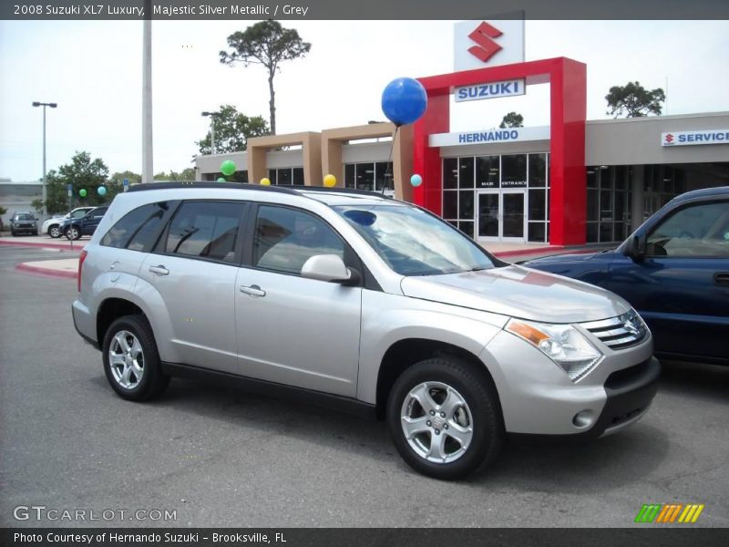 Majestic Silver Metallic / Grey 2008 Suzuki XL7 Luxury