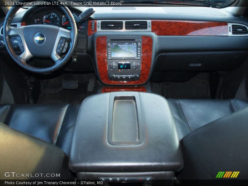 Taupe Gray Metallic / Ebony 2011 Chevrolet Suburban LTZ 4x4