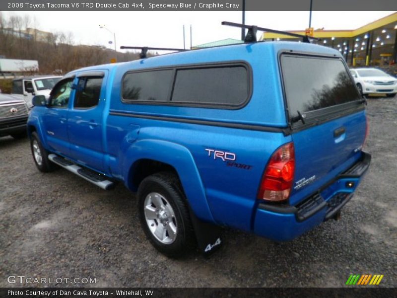 Speedway Blue / Graphite Gray 2008 Toyota Tacoma V6 TRD Double Cab 4x4