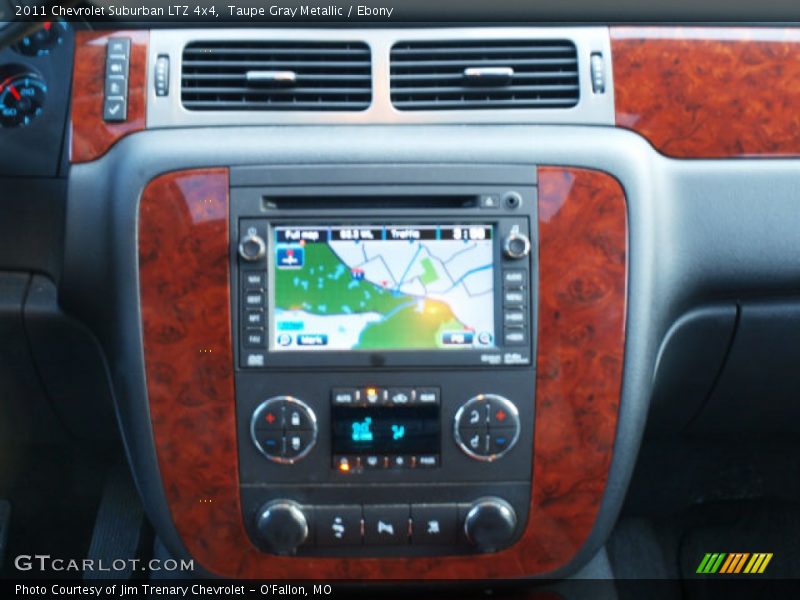 Taupe Gray Metallic / Ebony 2011 Chevrolet Suburban LTZ 4x4