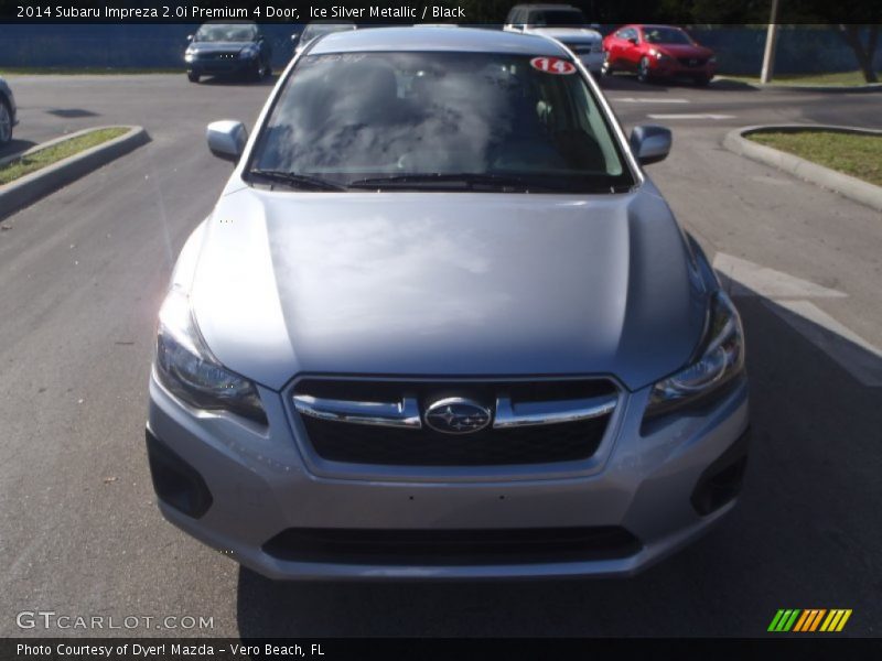 Ice Silver Metallic / Black 2014 Subaru Impreza 2.0i Premium 4 Door