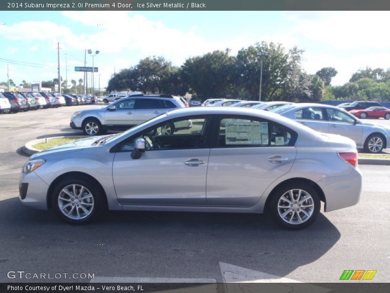Ice Silver Metallic / Black 2014 Subaru Impreza 2.0i Premium 4 Door
