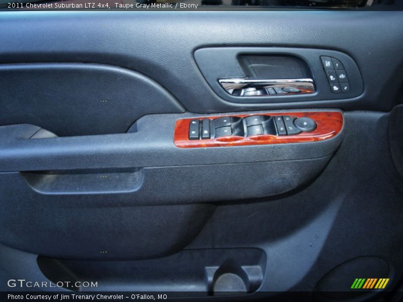Taupe Gray Metallic / Ebony 2011 Chevrolet Suburban LTZ 4x4