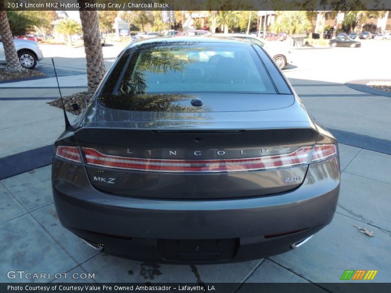 Sterling Gray / Charcoal Black 2014 Lincoln MKZ Hybrid