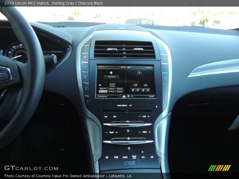 Sterling Gray / Charcoal Black 2014 Lincoln MKZ Hybrid