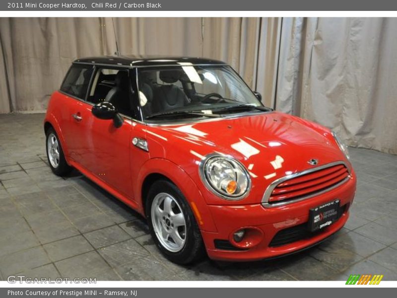 Chili Red / Carbon Black 2011 Mini Cooper Hardtop