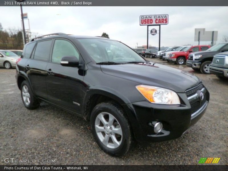 Black / Sand Beige 2011 Toyota RAV4 Limited 4WD