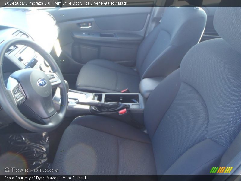 Ice Silver Metallic / Black 2014 Subaru Impreza 2.0i Premium 4 Door
