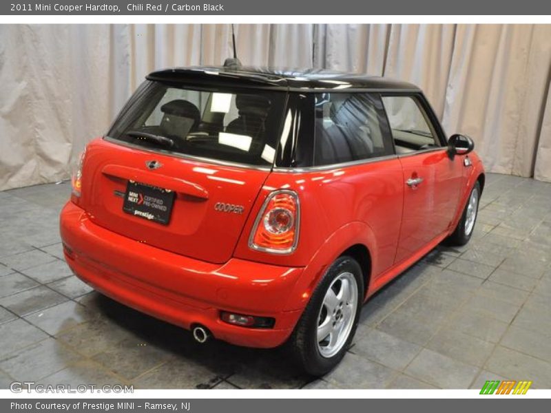 Chili Red / Carbon Black 2011 Mini Cooper Hardtop